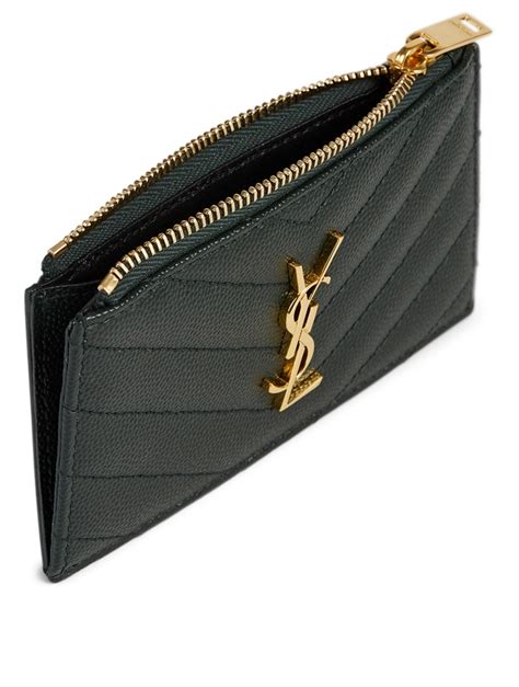 ysl card case zip|ysl card case sale.